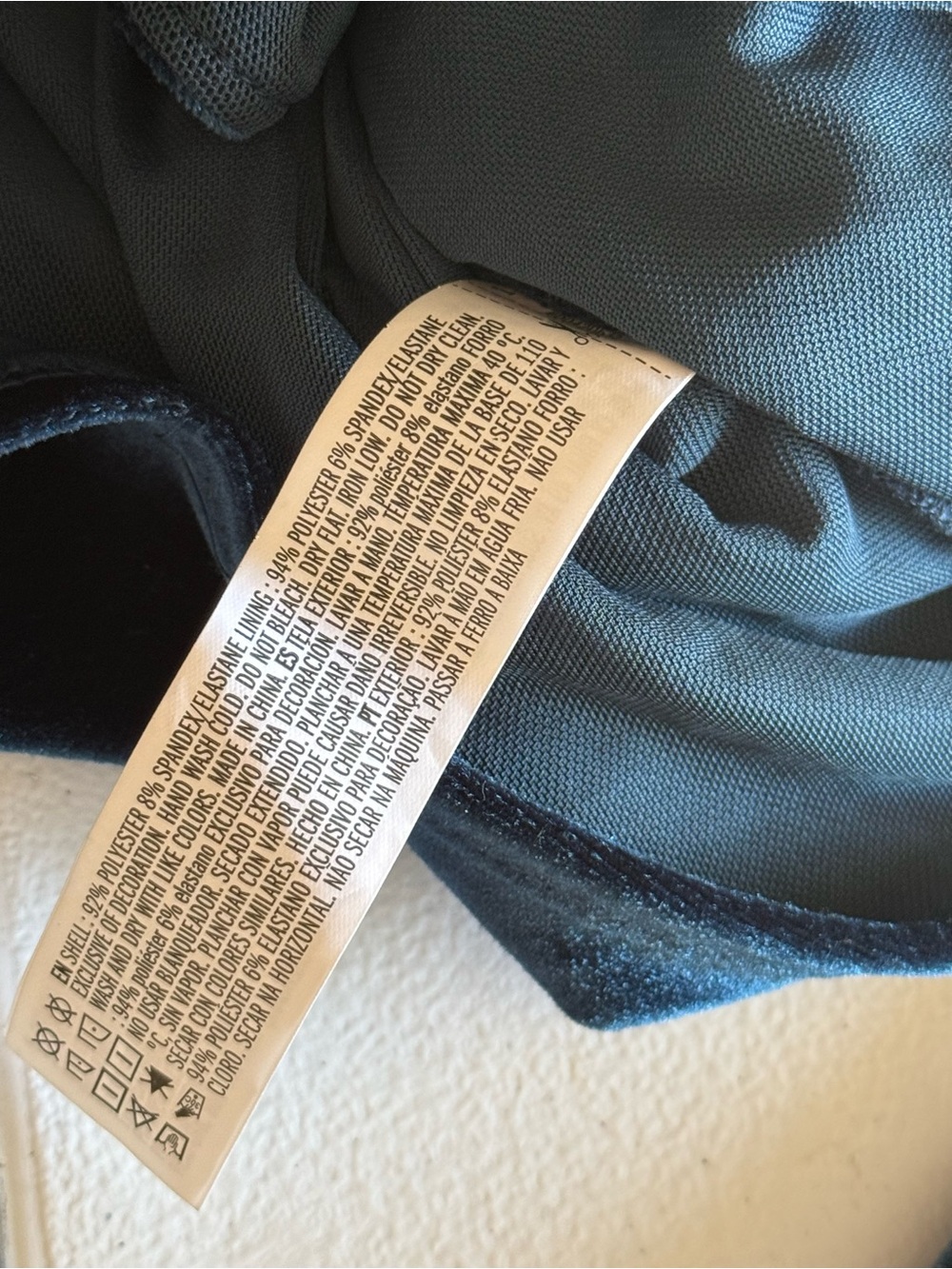 Forever 21 Teal Velvet Wrap Crop Top - Picture 12 of 12